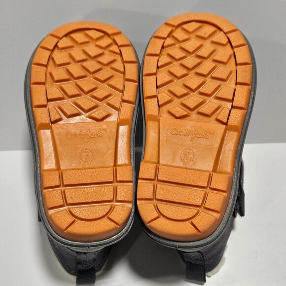 Cat & Jack Toddler Duck Boots | Size 7 | Faux Fur Lined Thermolite - Picture 4 of 9